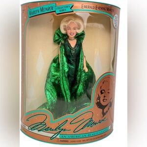 Marilyn Monroe 12" Doll Emerald Evening Marilyn Collector's Series 1993 Vintage